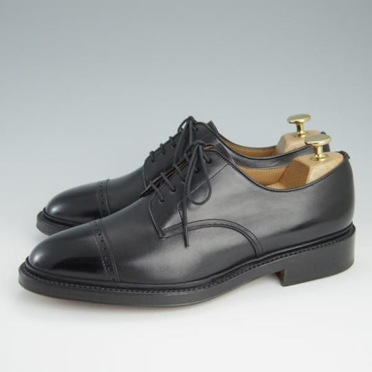 新品★ラルフローレン SIZE 25【定価￥50,600-★グッドイヤーウェルテッド製法/パンチドキャップトゥ】RL05/黒/リーガル/REGAL★f444