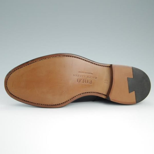 新品★ラルフローレン SIZE 25【定価￥50,600-★グッドイヤーウェルテッド製法/パンチドキャップトゥ】RL05/黒/リーガル/REGAL★f444