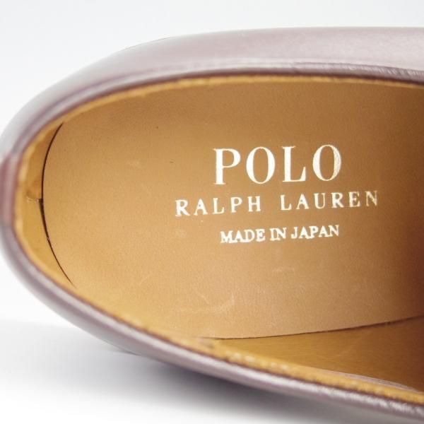 新品★ラルフローレン SIZE 25【定価￥50,600-★グッドイヤーウェルテッド製法/プレーントゥ】RL09/カーフ/濃茶/リーガル/REGAL★f445