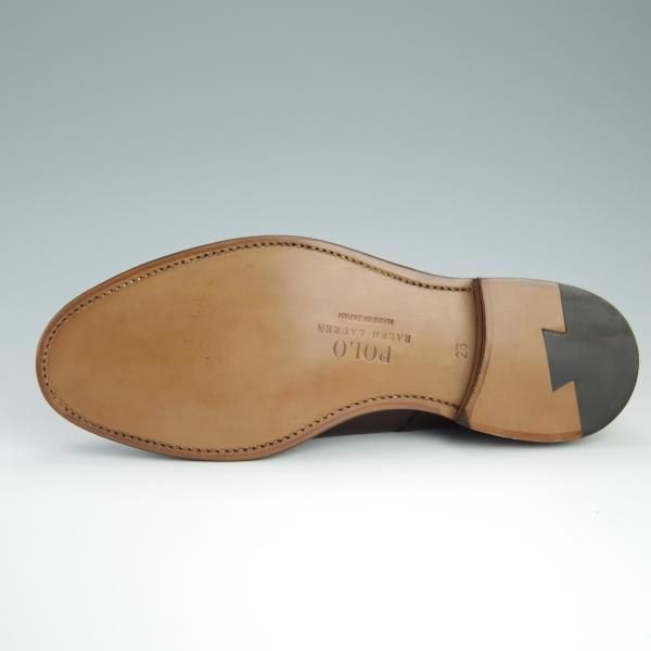 新品★ラルフローレン SIZE 26【定価￥50,600-★グッドイヤーウェルテッド製法/プレーントゥ】RL09/カーフ/濃茶/リーガル/REGAL★f446