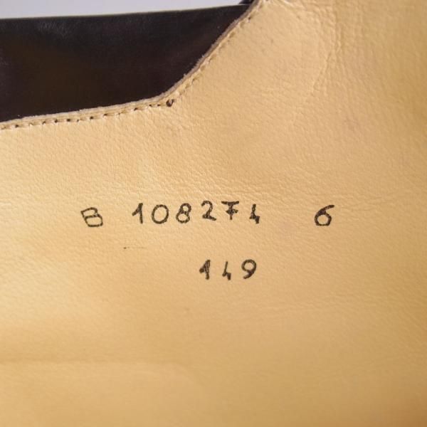 美品★(伊)タニノクリスチー SIZE 6【定価10万円以上★ジョッパーブーツ風/ジップブーツ】108274/カーフ/黒/メンズ/TANINO CRISCI★f449