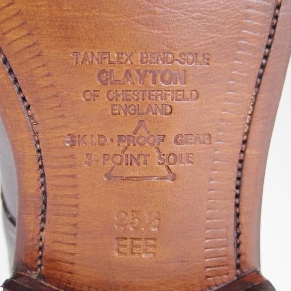 新品未使用　スコッチグレイン　25.5 革靴　3E 未使用☆スコッチグレイン 25.5EEE【貴重☆(英)クレイトン社の