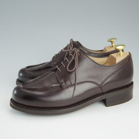 ほぼ未使用★パラブーツ SIZE 6【モデル定価￥77,000-★ドレス仕様シャンボード/CHAMBORD】CAFE/カフェ/濃茶/Uチップ/Paraboot★f452