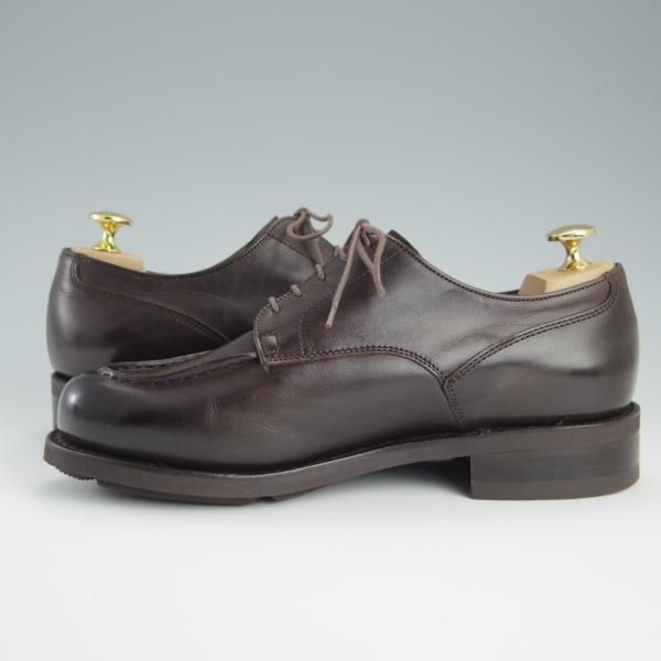 ほぼ未使用★パラブーツ SIZE 6【モデル定価￥77,000-★ドレス仕様シャンボード/CHAMBORD】CAFE/カフェ/濃茶/Uチップ/Paraboot★f452