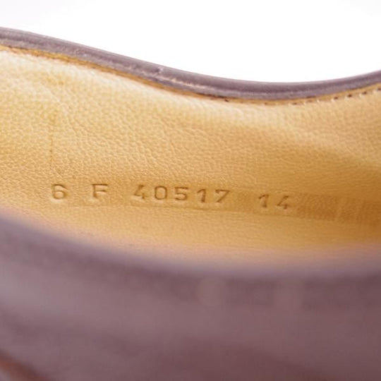 ほぼ未使用★パラブーツ SIZE 6【モデル定価￥77,000-★ドレス仕様シャンボード/CHAMBORD】CAFE/カフェ/濃茶/Uチップ/Paraboot★f452