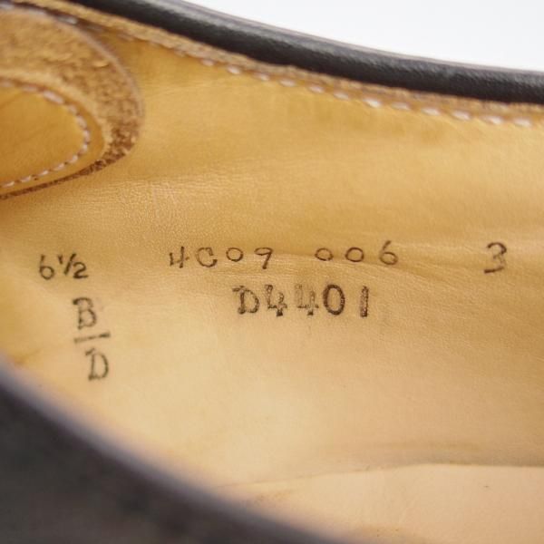 極上★オールデン 6.5D【貴重★(米)MOULDED SHOE別注/モディファイドラスト】D4401/プレーントゥ/クロムエクセル/紺/Alden★f454