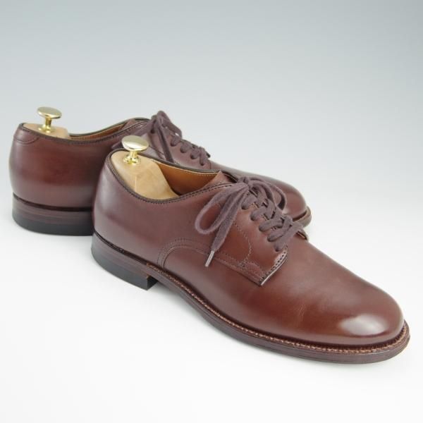 ダイチ　ALDEN オールデン ミリタリーラスト　53713 オールデン ミリタリーラスト プレーントゥ カーフ ブラウン