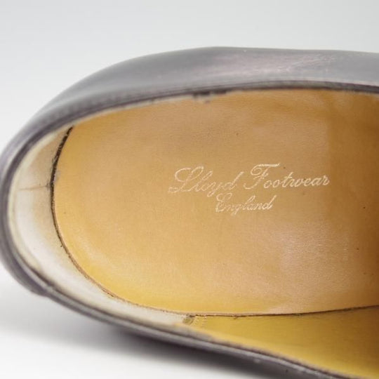 極上★ロイドフットウェア 8E【ダイナイトソール仕様★(英)BARKER製/バーカー】Vシリーズ/ストレートチップ/黒/Lloyd Footwear★f457