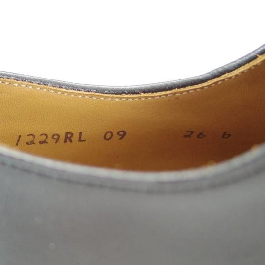 新品★ラルフローレン SIZE 26【定価￥50,600-★グッドイヤーウェルテッド製法/プレーントゥ】RL09/カーフ/黒/リーガル/REGAL★f459