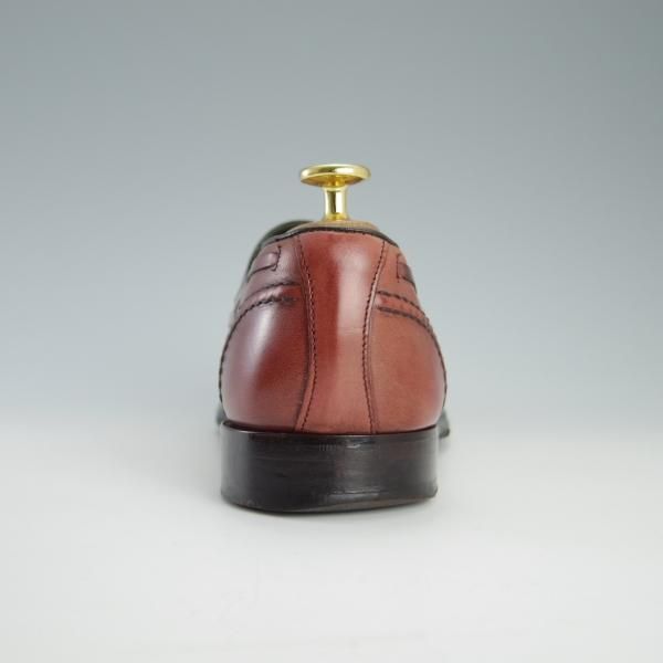 極上★(英)チーニー 6.5F【定価￥74,800-★タッセルローファー/HARRY】214ラスト/スリッポン/カーフ/赤茶/メンズ/CHEANEY★f461