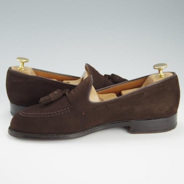 極上★オールデン 7C【定価￥105,600-★タッセルローファー/666】アバディーンラスト/スエード/濃茶/ALDEN★f463
