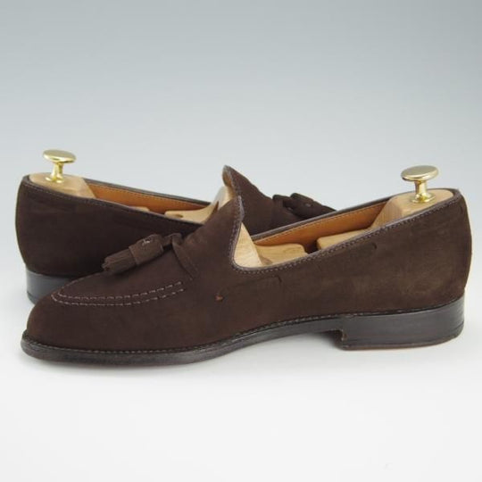 極上★オールデン 7C【定価￥105,600-★タッセルローファー/666】アバディーンラスト/スエード/濃茶/ALDEN★f463