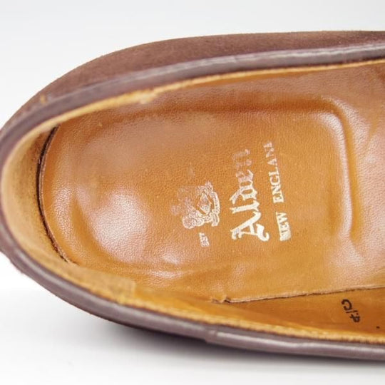 極上★オールデン 7C【定価￥105,600-★タッセルローファー/666】アバディーンラスト/スエード/濃茶/ALDEN★f463