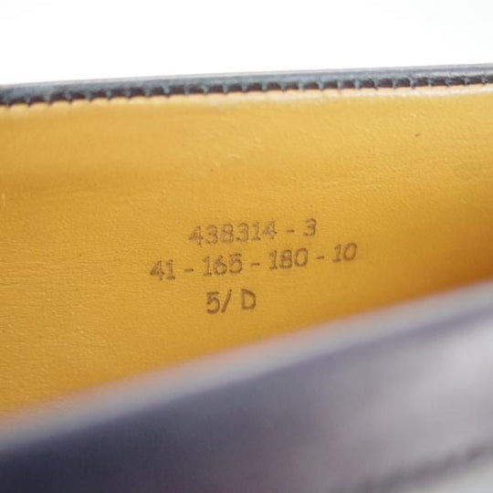極上★J.M.ウェストン 5.5D【定価￥110,000-★コインローファー/180】41ラスト/ボックスカーフ/紺/メンズ/Weston/ウエストン★f469