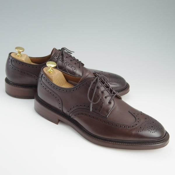 新品★ラルフローレン SIZE 27【定価￥50,600-★グッドイヤーウェルテッド製法/フルブローグ】RL01/カーフ/リーガル/濃茶/REGAL★f471