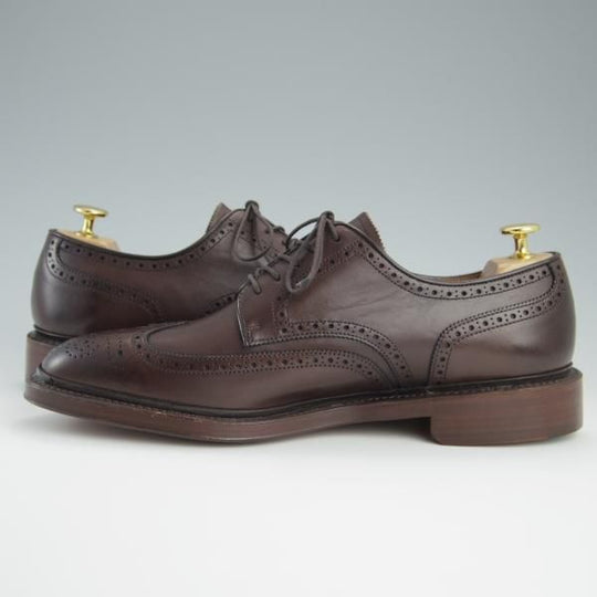 新品★ラルフローレン SIZE 27【定価￥50,600-★グッドイヤーウェルテッド製法/フルブローグ】RL01/カーフ/リーガル/濃茶/REGAL★f471