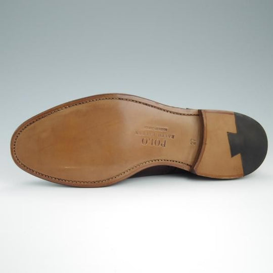 新品★ラルフローレン SIZE 27【定価￥50,600-★グッドイヤーウェルテッド製法/フルブローグ】RL01/カーフ/リーガル/濃茶/REGAL★f471