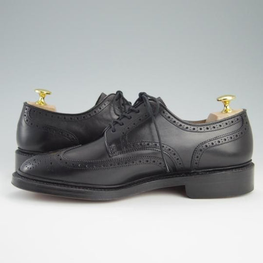 新品★ラルフローレン SIZE 24.5【定価￥50,600-★グッドイヤーウェルテッド製法/フルブローグ】RL01/カーフ/黒/リーガル/REGAL★f472