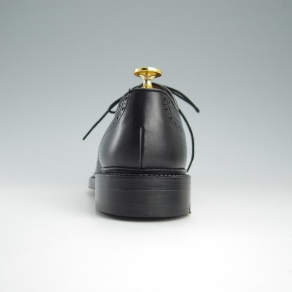 新品★ラルフローレン SIZE 24.5【定価￥50,600-★グッドイヤーウェルテッド製法/フルブローグ】RL01/カーフ/黒/リーガル/REGAL★f472