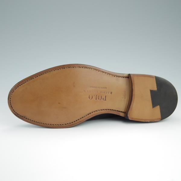 新品★ラルフローレン SIZE 24.5【定価￥50,600-★グッドイヤーウェルテッド製法/フルブローグ】RL01/カーフ/黒/リーガル/REGAL★f472