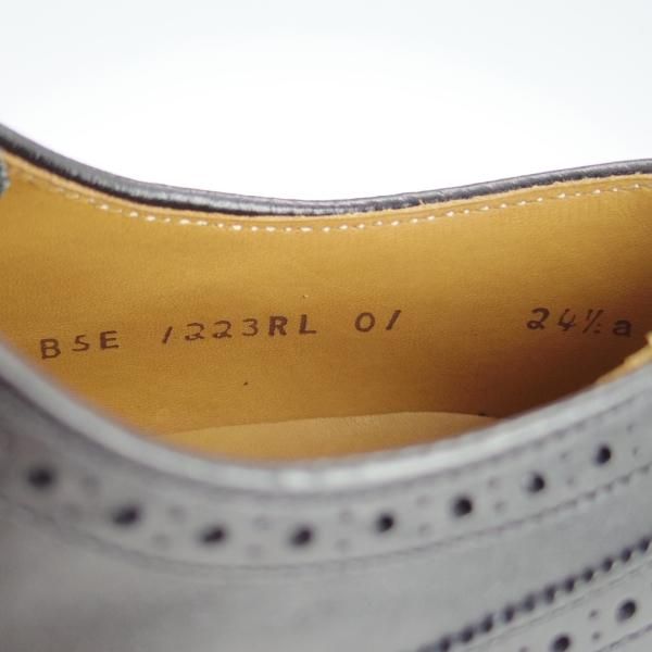 新品★ラルフローレン SIZE 24.5【定価￥50,600-★グッドイヤーウェルテッド製法/フルブローグ】RL01/カーフ/黒/リーガル/REGAL★f472