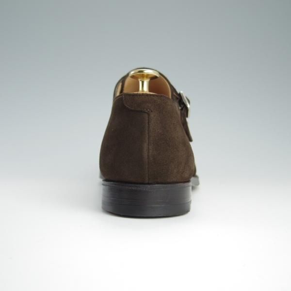 美品★クロケット&ジョーンズ 6.5E【モデル定価￥93,500-★LOWNDES 2/シップス別注】ダブルモンク/341ラスト/濃茶/Crockett&Jones★f473