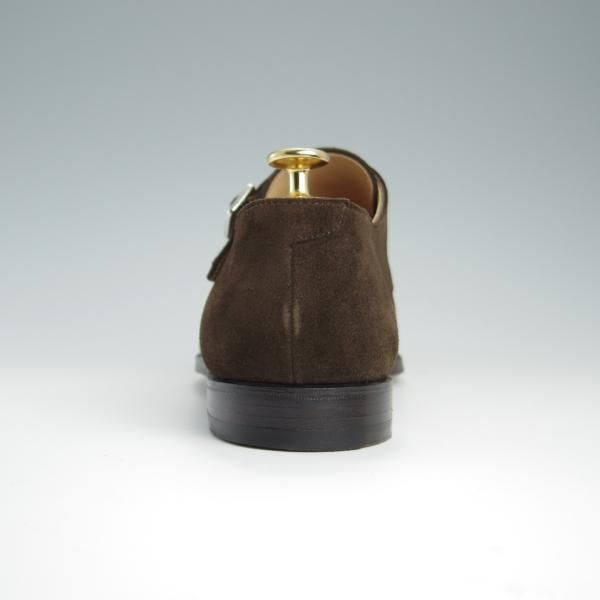 美品★クロケット&ジョーンズ 6.5E【モデル定価￥93,500-★LOWNDES 2/シップス別注】ダブルモンク/341ラスト/濃茶/Crockett&Jones★f473