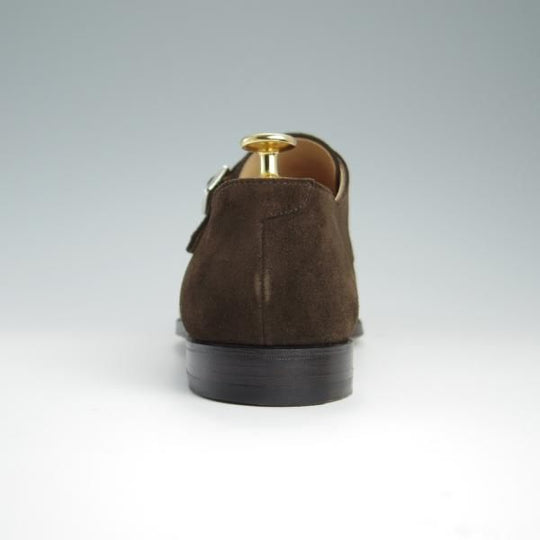 美品★クロケット&ジョーンズ 6.5E【モデル定価￥93,500-★LOWNDES 2/シップス別注】ダブルモンク/341ラスト/濃茶/Crockett&Jones★f473