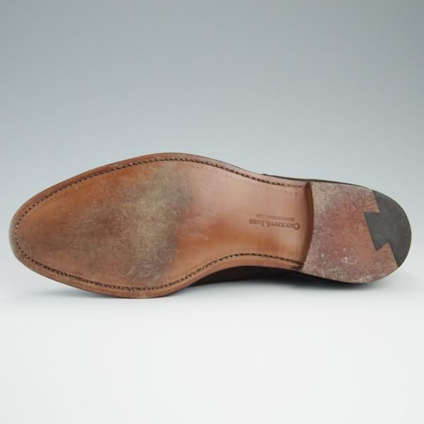 美品★クロケット&ジョーンズ 6.5E【モデル定価￥93,500-★LOWNDES 2/シップス別注】ダブルモンク/341ラスト/濃茶/Crockett&Jones★f473
