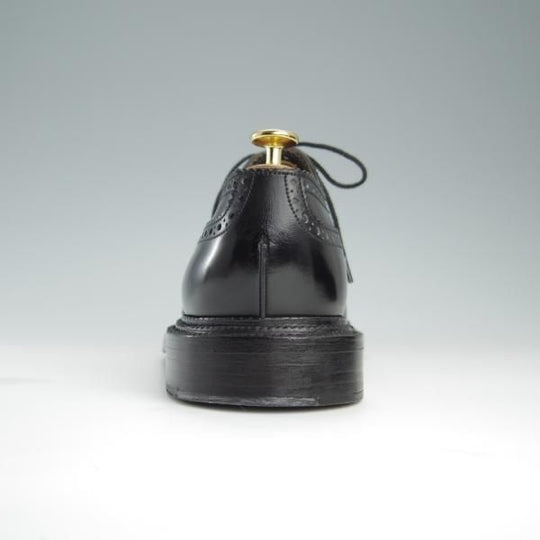 美品★J.M.ウェストン 8.5D【定価￥206,800-★590/トリプルソールダービー】25ラスト/フルブローグ/カーフ/黒/Weston/ウエストン★f477