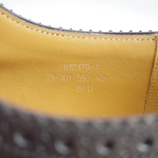 美品★J.M.ウェストン 8.5D【定価￥206,800-★590/トリプルソールダービー】25ラスト/フルブローグ/カーフ/黒/Weston/ウエストン★f477
