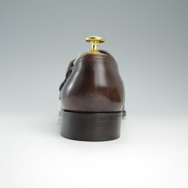 美品★ジョンロブ 8.5E【定価￥275,000-★プレステージライン/CHAPEL/8000ラスト】ミュージアムカーフ/ダブルモンク/JOHN LOBB★f479