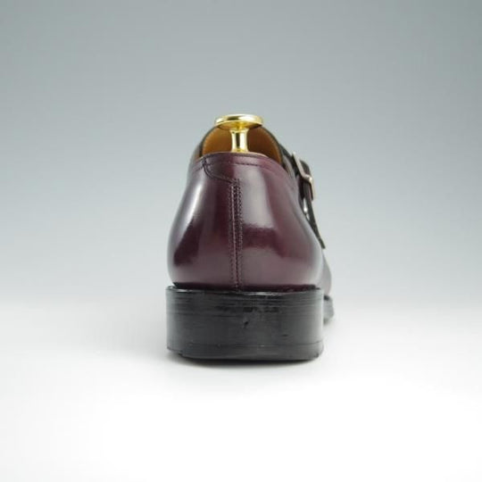 ★ジョンロブ 7D【定価￥206,800-★WILLIAM/ウィリアム】9795Rラスト/ダブルモンク/ミュージアムカーフ/PLUM/赤茶/JOHN LOBB★f480
