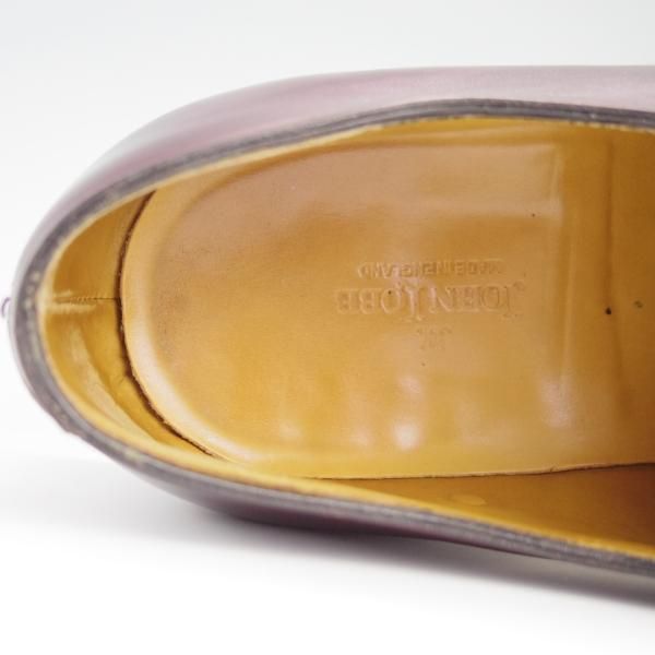 ★ジョンロブ 7D【定価￥206,800-★WILLIAM/ウィリアム】9795Rラスト/ダブルモンク/ミュージアムカーフ/PLUM/赤茶/JOHN LOBB★f480
