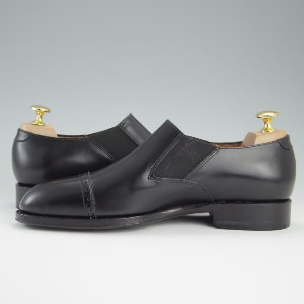 ほぼ未使用★G.RODSON/ジーロッドソン SIZE 6.5【★サイドエラスティック/HITCHMAN】57ラスト/カーフ/黒/メンズ★f482