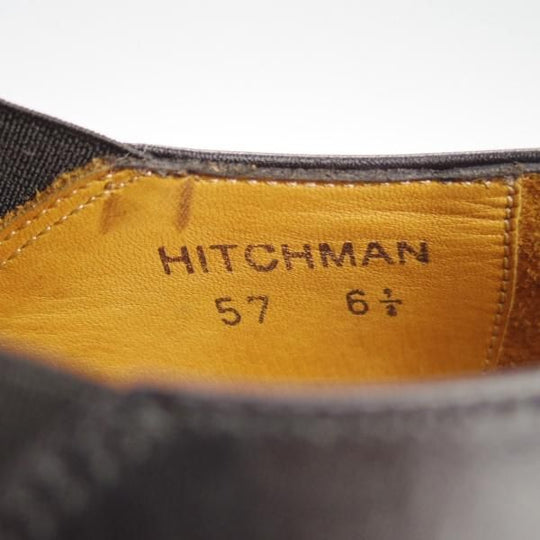 ほぼ未使用★G.RODSON/ジーロッドソン SIZE 6.5【★サイドエラスティック/HITCHMAN】57ラスト/カーフ/黒/メンズ★f482