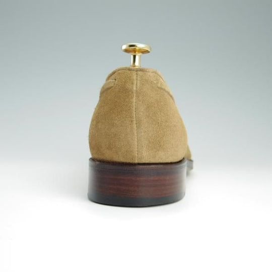 美品★(スペイン製)YANKO/ヤンコ SIZE 9【グッドイヤーウェルテッド製法★タッセルローファー/14498】955ラスト/スエード/薄茶★f483