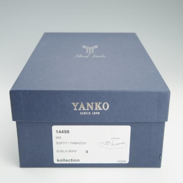 美品★(スペイン製)YANKO/ヤンコ SIZE 9【グッドイヤーウェルテッド製法★タッセルローファー/14498】955ラスト/スエード/薄茶★f483