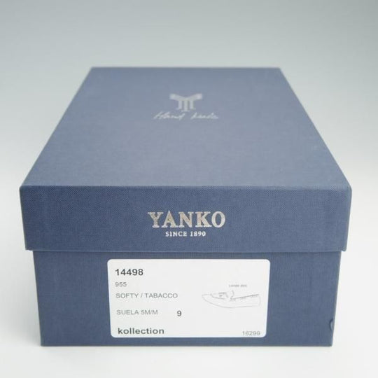 美品★(スペイン製)YANKO/ヤンコ SIZE 9【グッドイヤーウェルテッド製法★タッセルローファー/14498】955ラスト/スエード/薄茶★f483