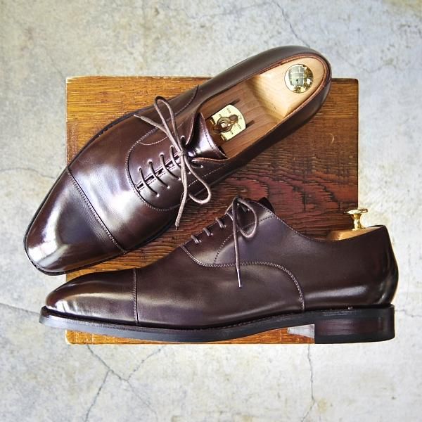 極上★(スペイン製)YANKO/ヤンコ SIZE 9【グッドイヤーウェルテッド製法★ストレートチップ/14272】915ラスト/ボックスカーフ/濃茶★f484