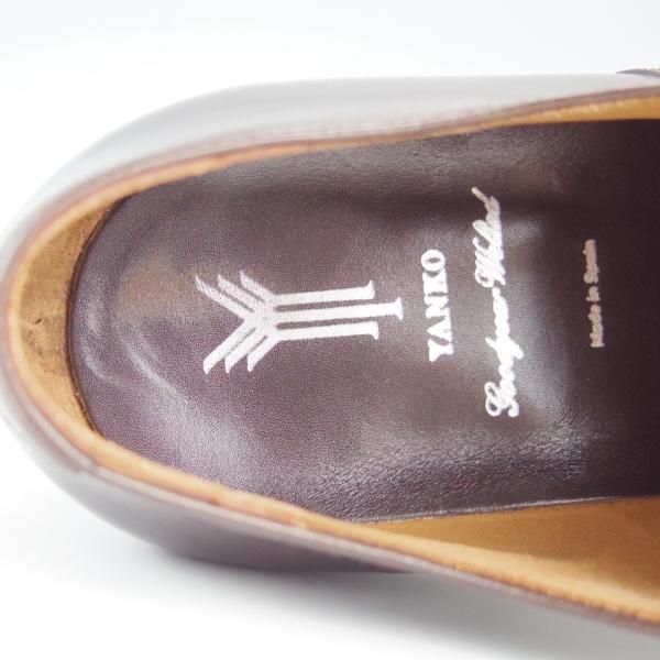 極上★(スペイン製)YANKO/ヤンコ SIZE 9【グッドイヤーウェルテッド製法★ストレートチップ/14272】915ラスト/ボックスカーフ/濃茶★f484
