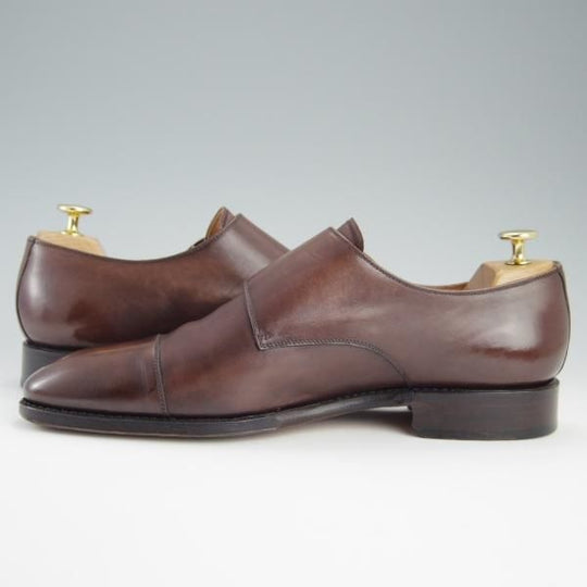 極上★(スペイン製)YANKO/ヤンコ SIZE 9【グッドイヤーウェルテッド製法★ダブルモンク/14306】915ラスト/カーフ/濃茶★f485