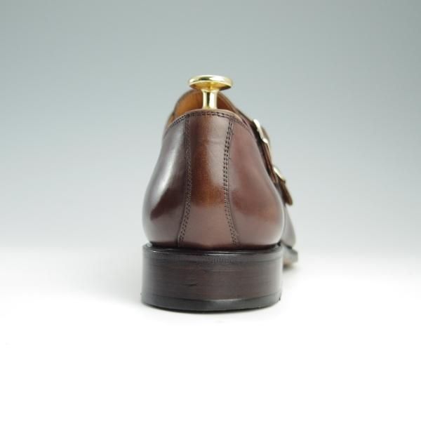 極上★(スペイン製)YANKO/ヤンコ SIZE 9【グッドイヤーウェルテッド製法★ダブルモンク/14306】915ラスト/カーフ/濃茶★f485