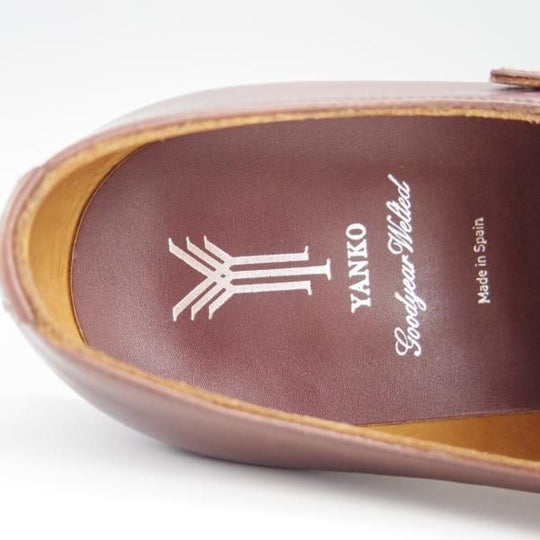 極上★(スペイン製)YANKO/ヤンコ SIZE 9【グッドイヤーウェルテッド製法★ダブルモンク/14306】915ラスト/カーフ/濃茶★f485