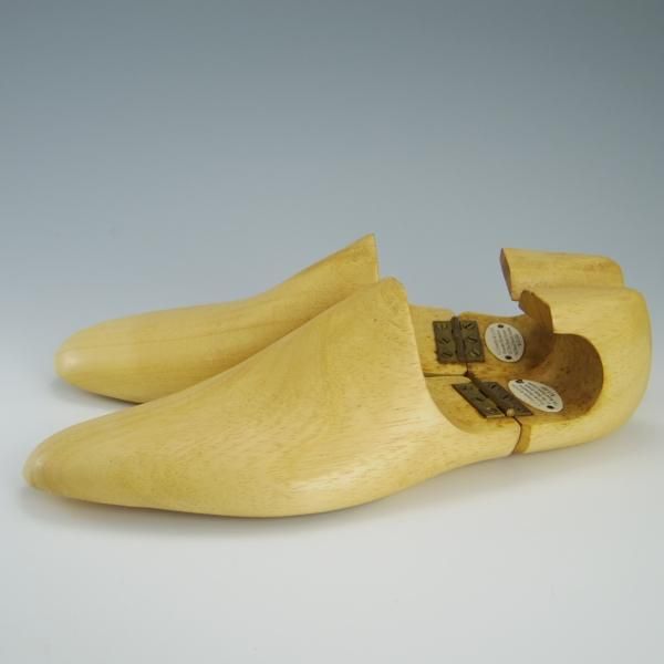 ★(英)ジョージクレバリー UK9程度【貴重★ビスポーク用/純正シューツリー】木製シューキーパー/メンズ/GEORGE CLEVERLEY★f493