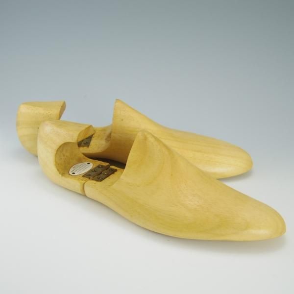 ★(英)ジョージクレバリー UK9程度【貴重★ビスポーク用/純正シューツリー】木製シューキーパー/メンズ/GEORGE CLEVERLEY★f493