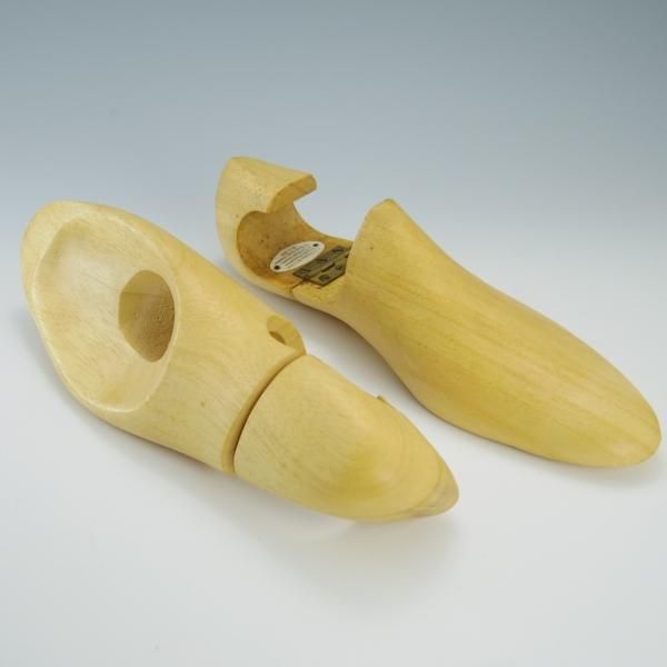 ★(英)ジョージクレバリー UK9程度【貴重★ビスポーク用/純正シューツリー】木製シューキーパー/メンズ/GEORGE CLEVERLEY★f493