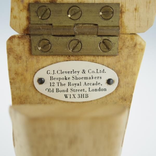 ★(英)ジョージクレバリー UK9程度【貴重★ビスポーク用/純正シューツリー】木製シューキーパー/メンズ/GEORGE CLEVERLEY★f493