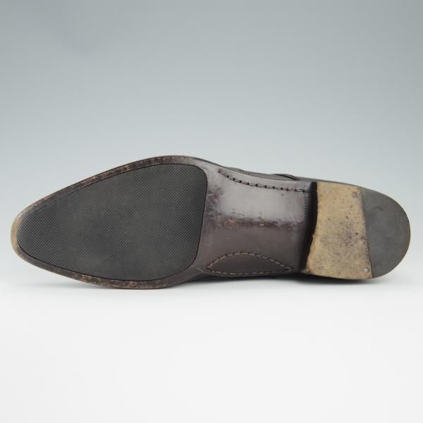 極上★(伊)BONORA/ボノーラ SIZE 7【貴重★オパンケ製法/チャッカブーツ】カーフ/濃茶/メンズ★f511