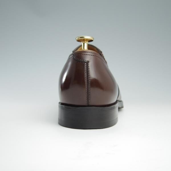 極美品★ジョンロブ 7E【貴重★8695ラスト/GAYTON】サイドエラスティック/カーフ/茶/メンズ/JOHN LOBB★f515